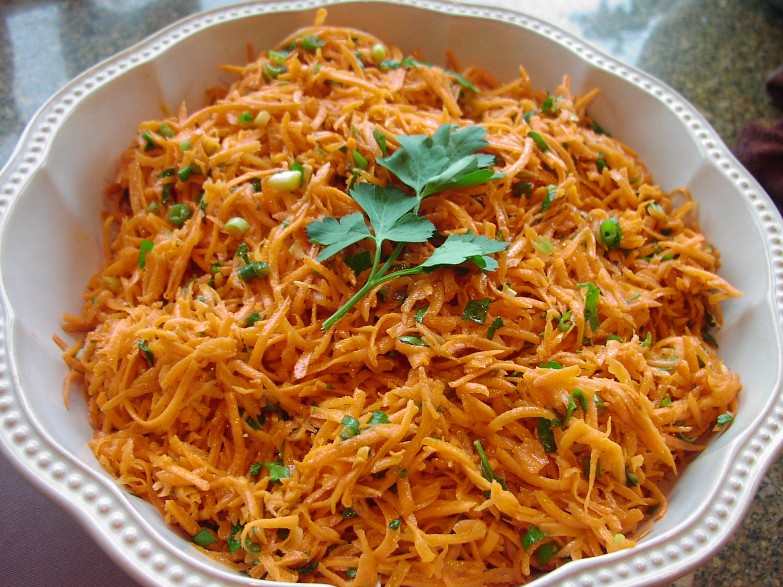 Carrot Salad, Salade de Carottes Rapées