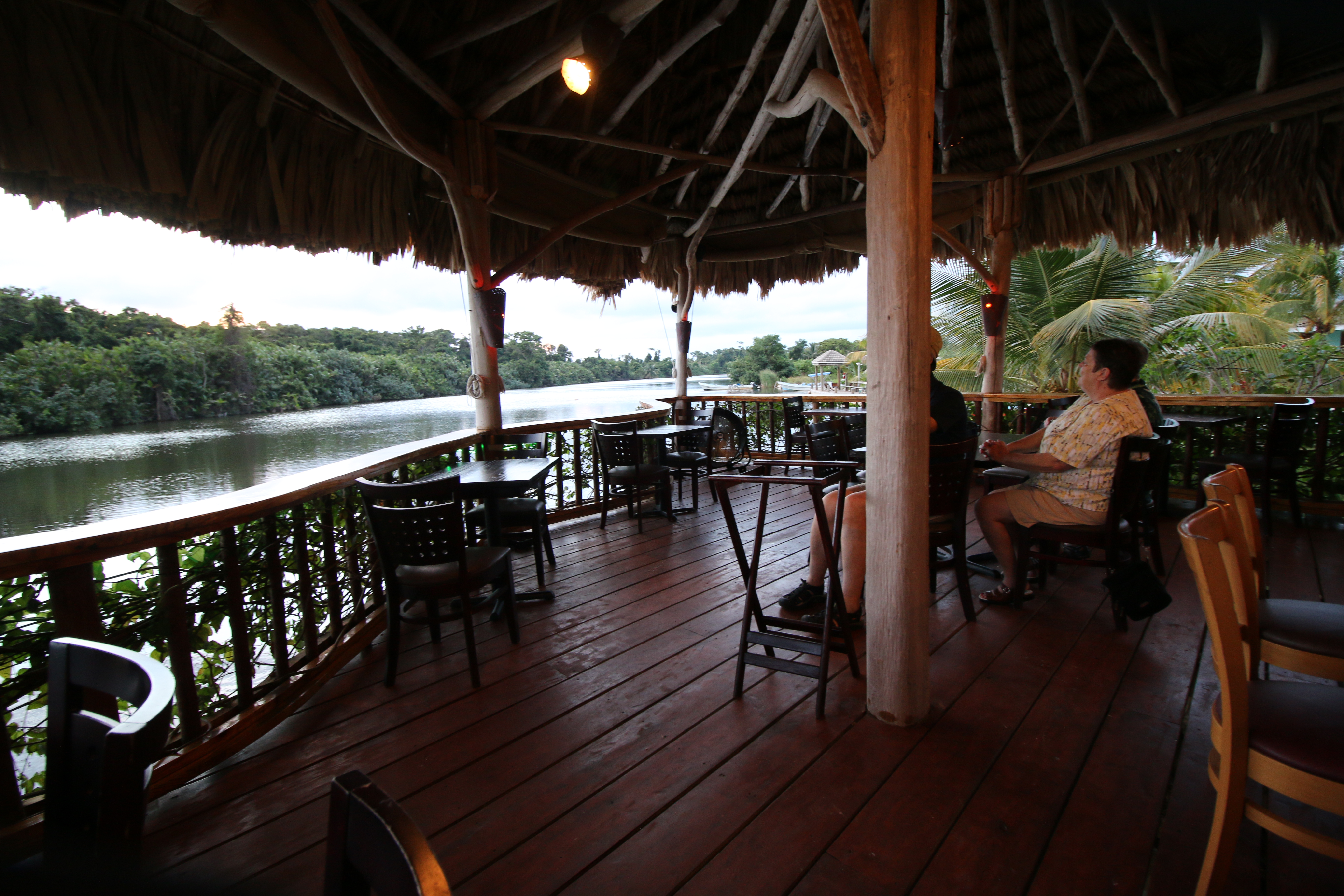 View up the Sittee river from the Curve Bar