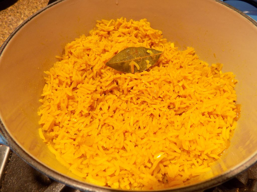 TURMERIC RICE CHEZ CARR CUISINE