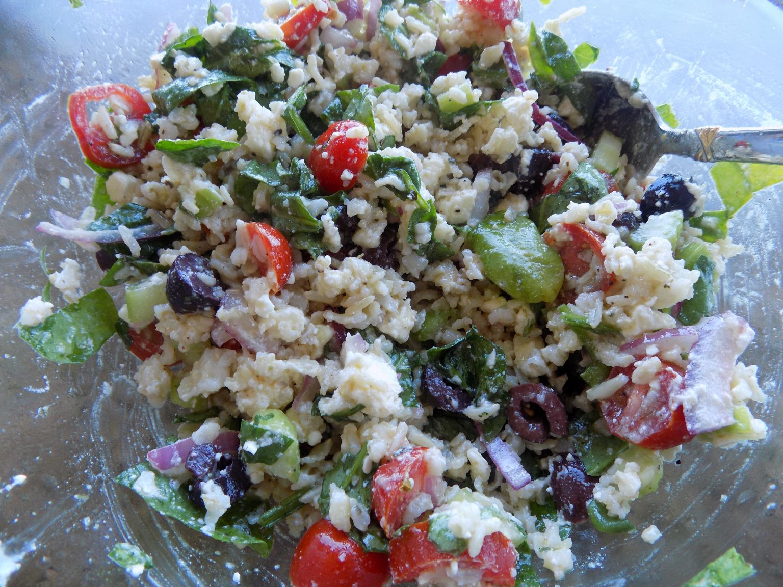 MEDITERRANEAN BROWN BASMATI RICE SALAD CHEZ CARR CUISINE