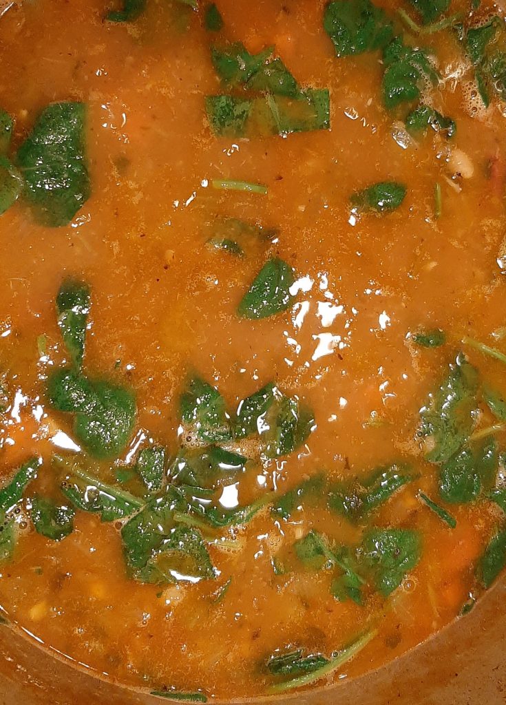 SAVORY NAVY BEAN SOUP CHEZ CARR CUISINE